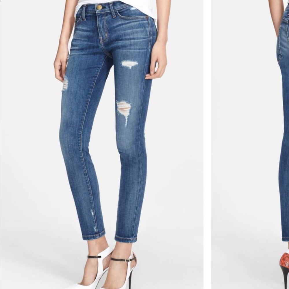 CURRENT/ELLIOT “The Stiletto” distresses Jean